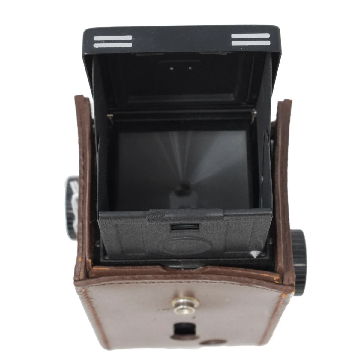 Used Seagull 4BI 6x6 Medium Format Film TLR Camera - top angle 