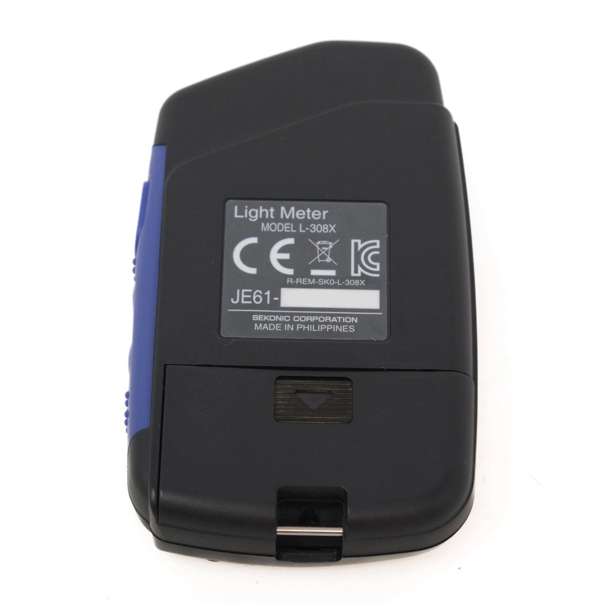Used Sekonic L-308X Flash light meter in case - back angle 
