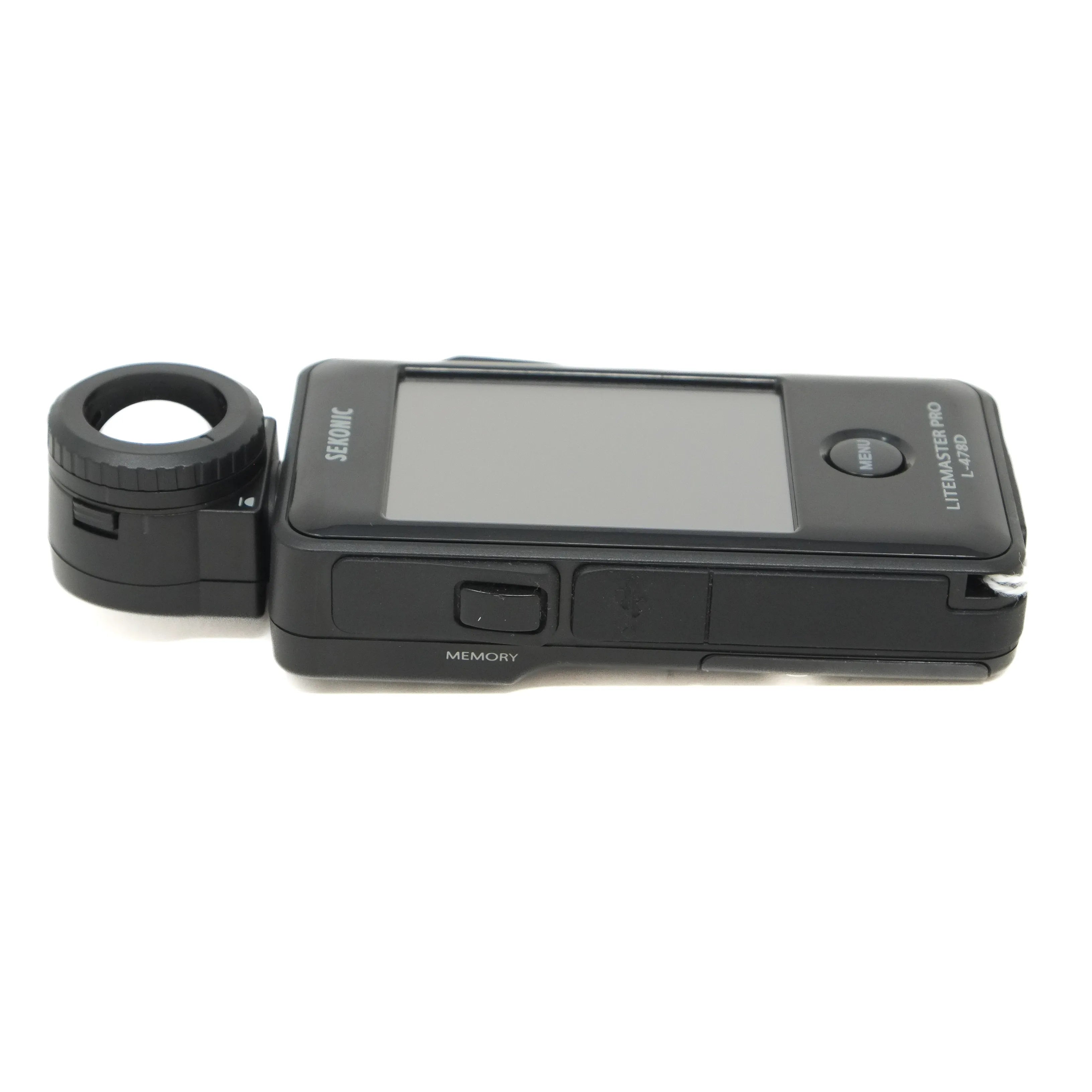 Used Sekonic LiteMaster Pro L-478D Digital Exposure meter - side angle 