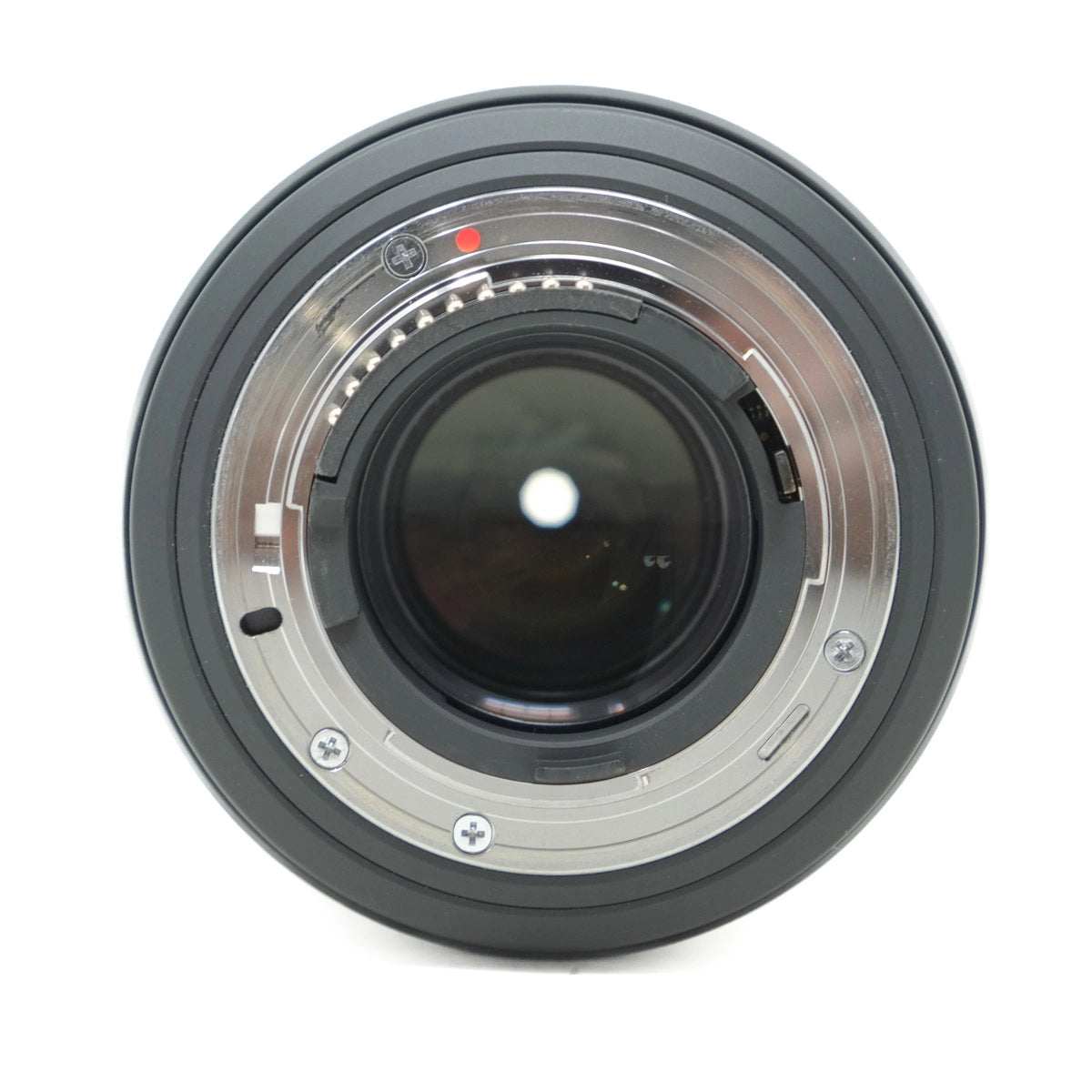 Camera lens on a white background