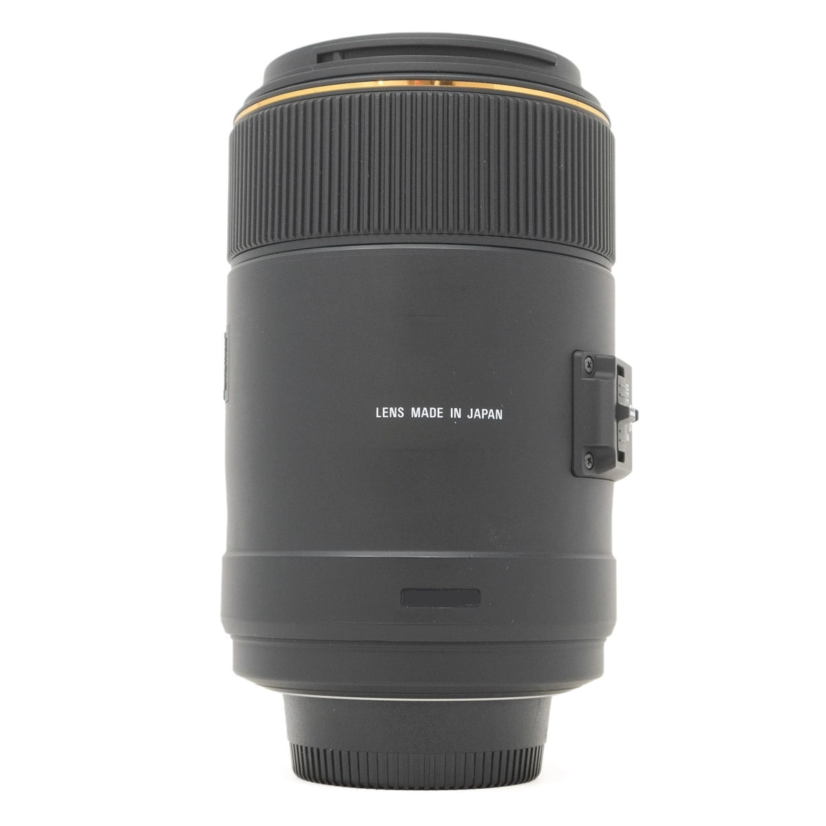 Used Sigma 105mm F2.8 DG Macro OS HSM Lens in Nikon F Mount - side angle 