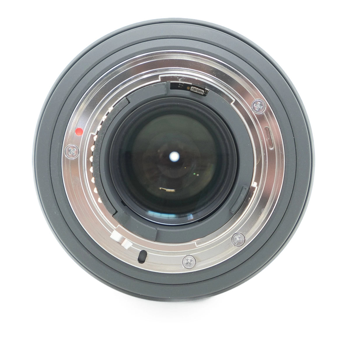 Camera lens on a white background