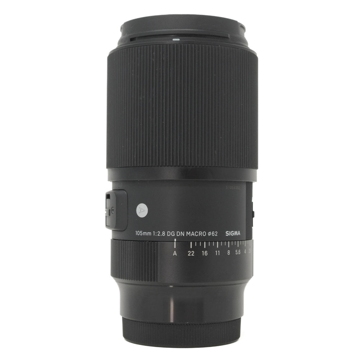 Used Sigma 105 f2.8 DG DN Macro Sony E - front angle 
