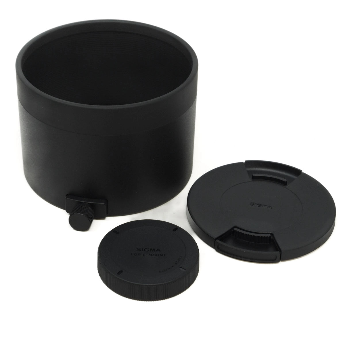 Used Sigma 150-600mm f5-6.3 DG DN OS Sports Lens for L Mount - lens hood and caps 