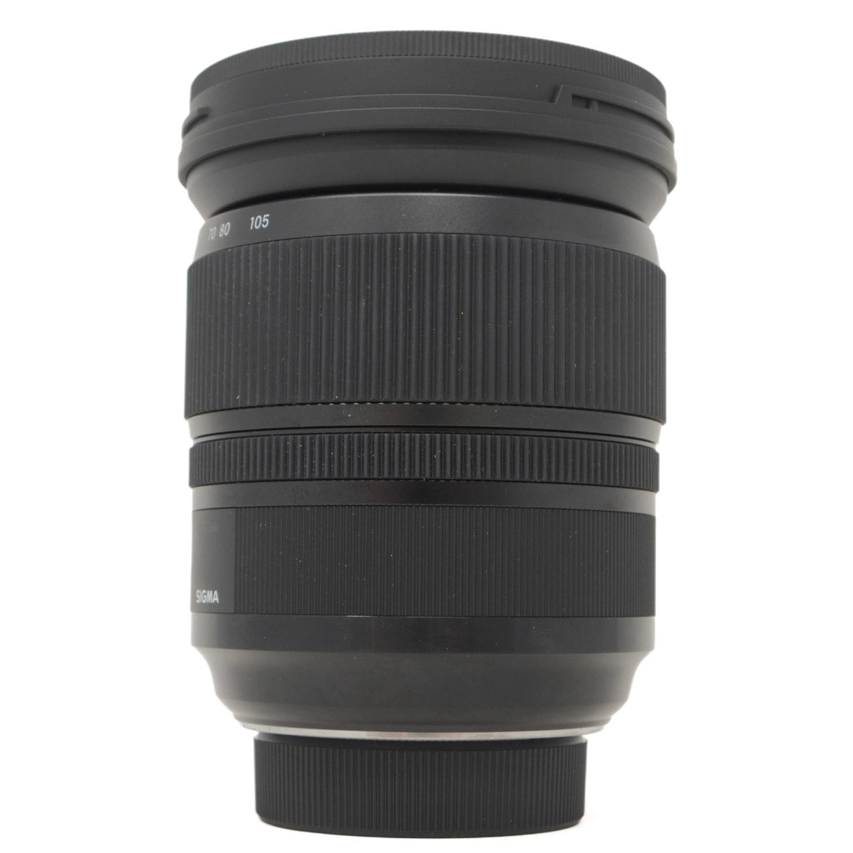 Used Sigma 24-105mm f4 DG OS Lens in Nikon F Mount - side angle 