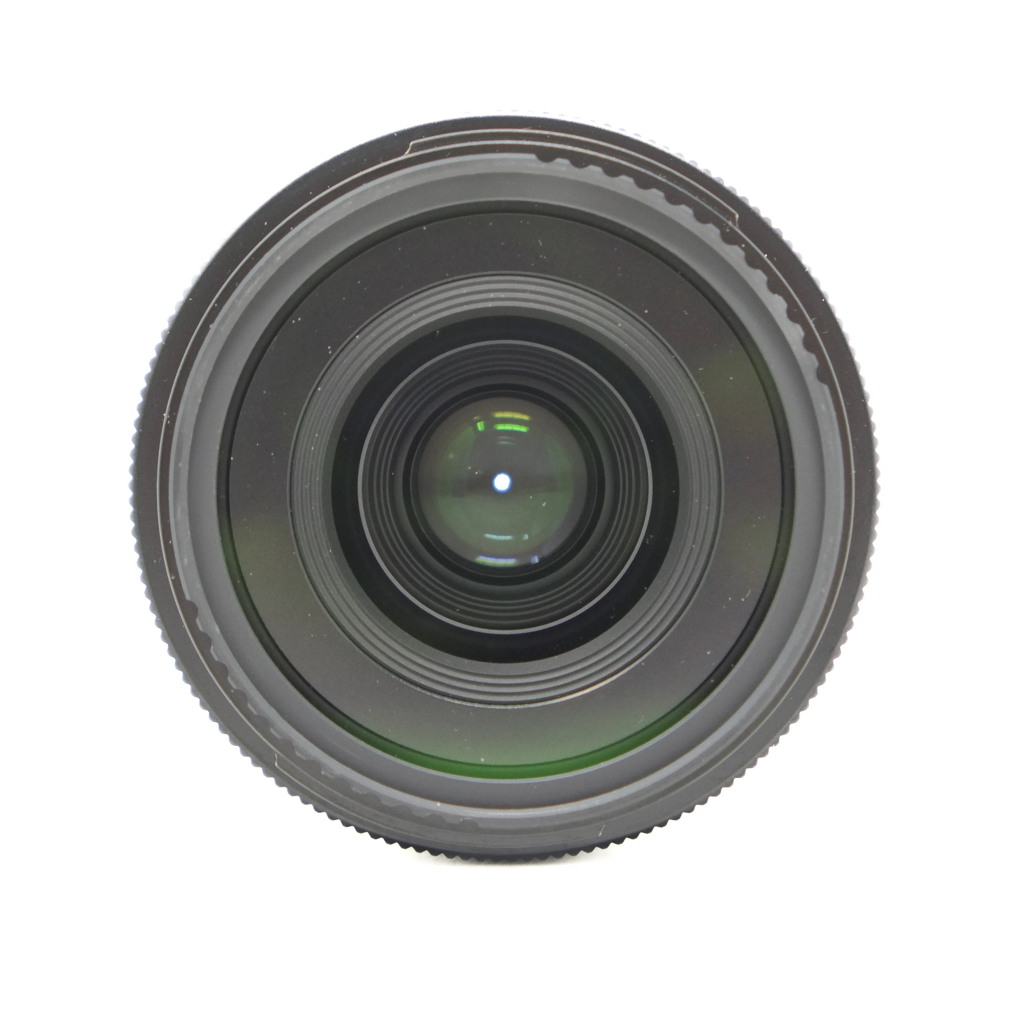 Camera lens on a white background