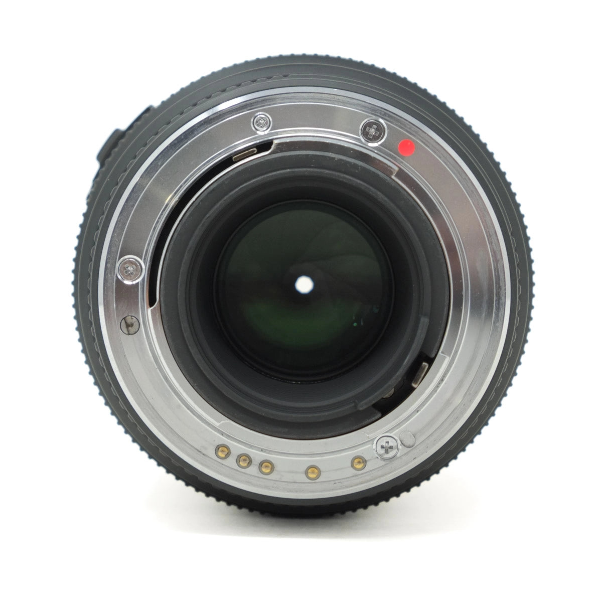 Camera lens on a white background