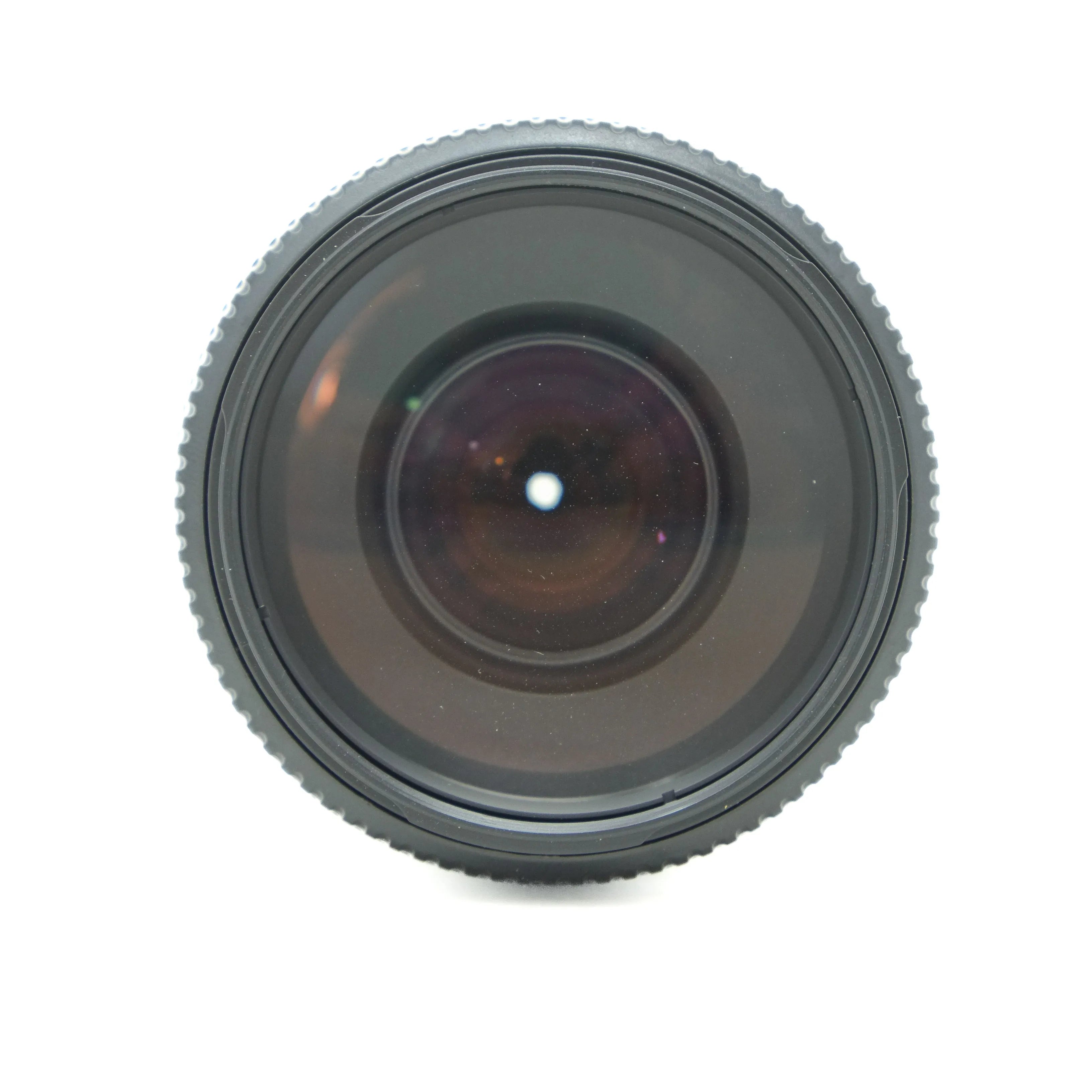 Camera lens on a white background