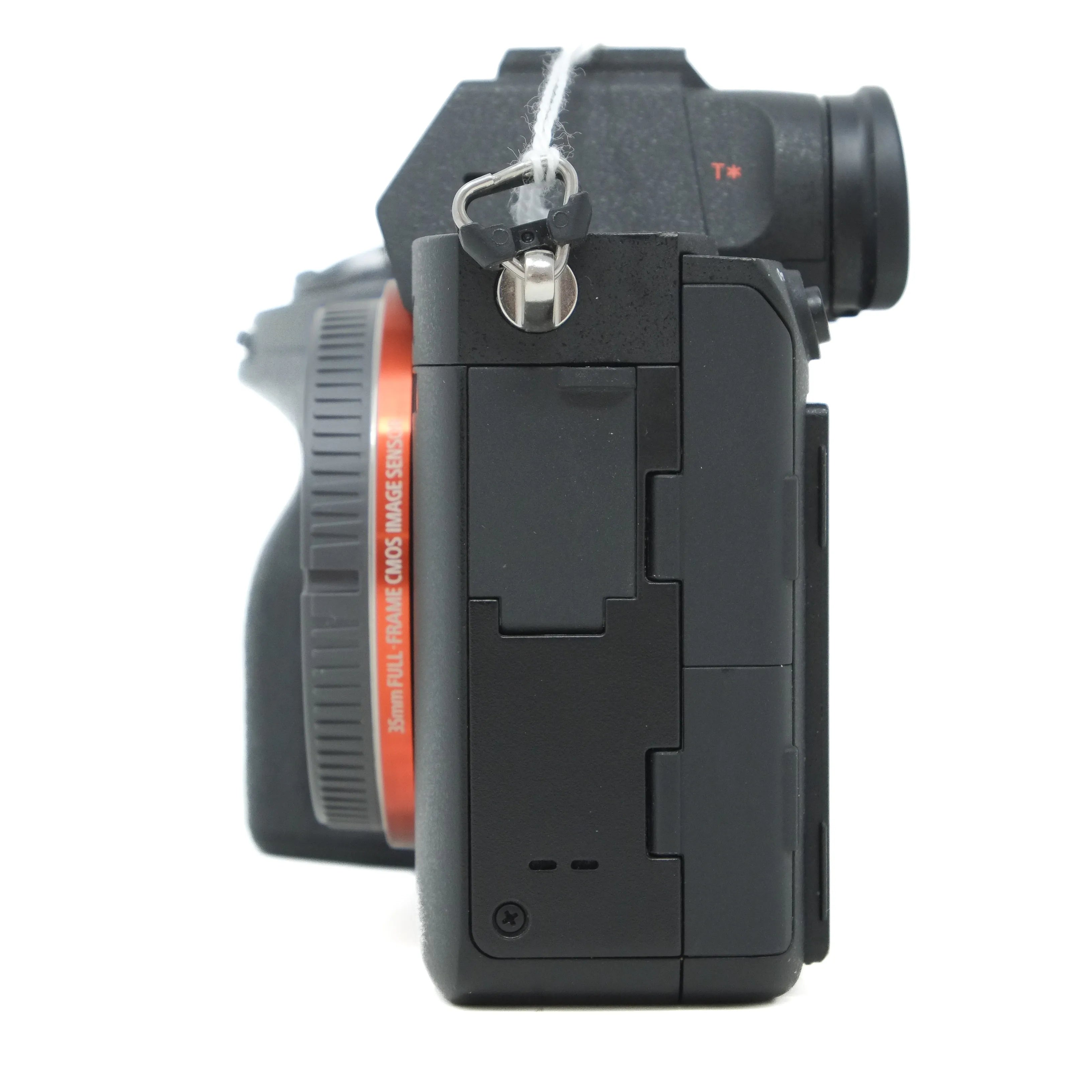 Camera body on a white background