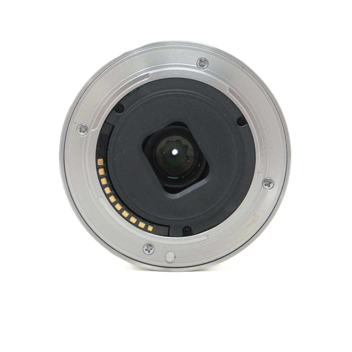 Camera lens on a white background