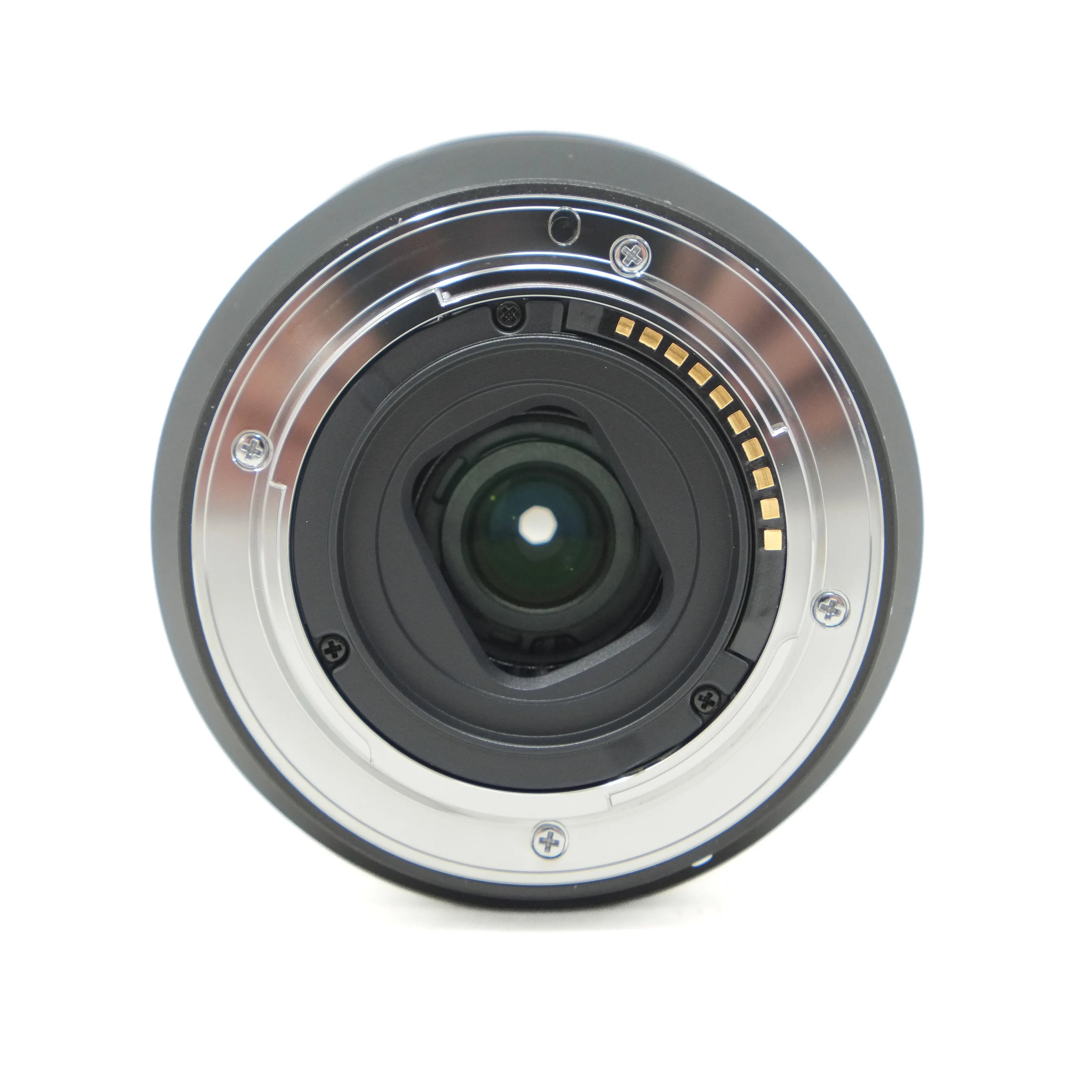 Camera lens on a white background