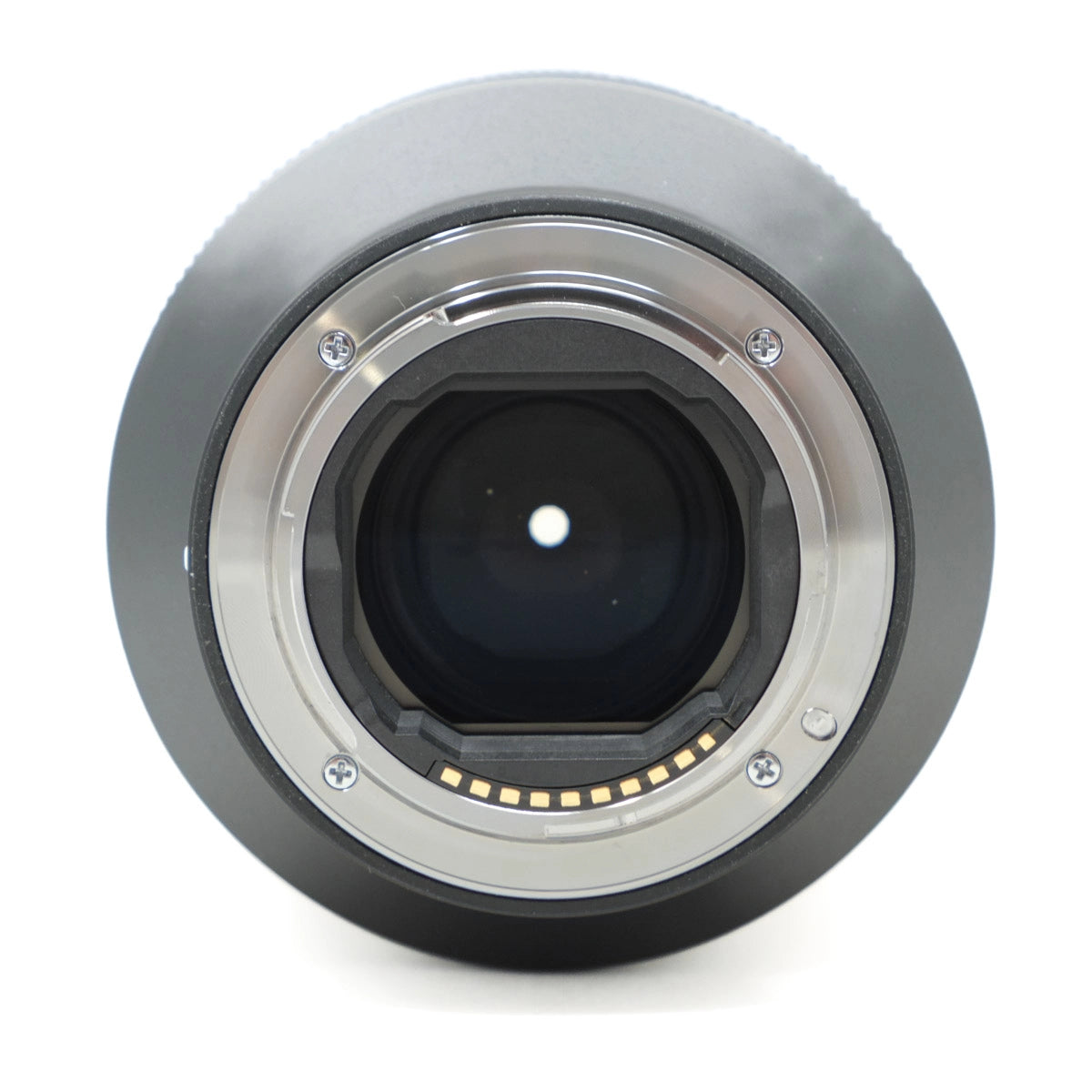 Camera lens on a white background
