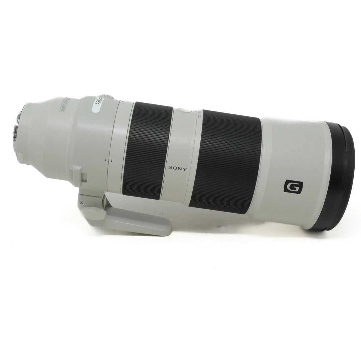 Sony camera lens on a white background