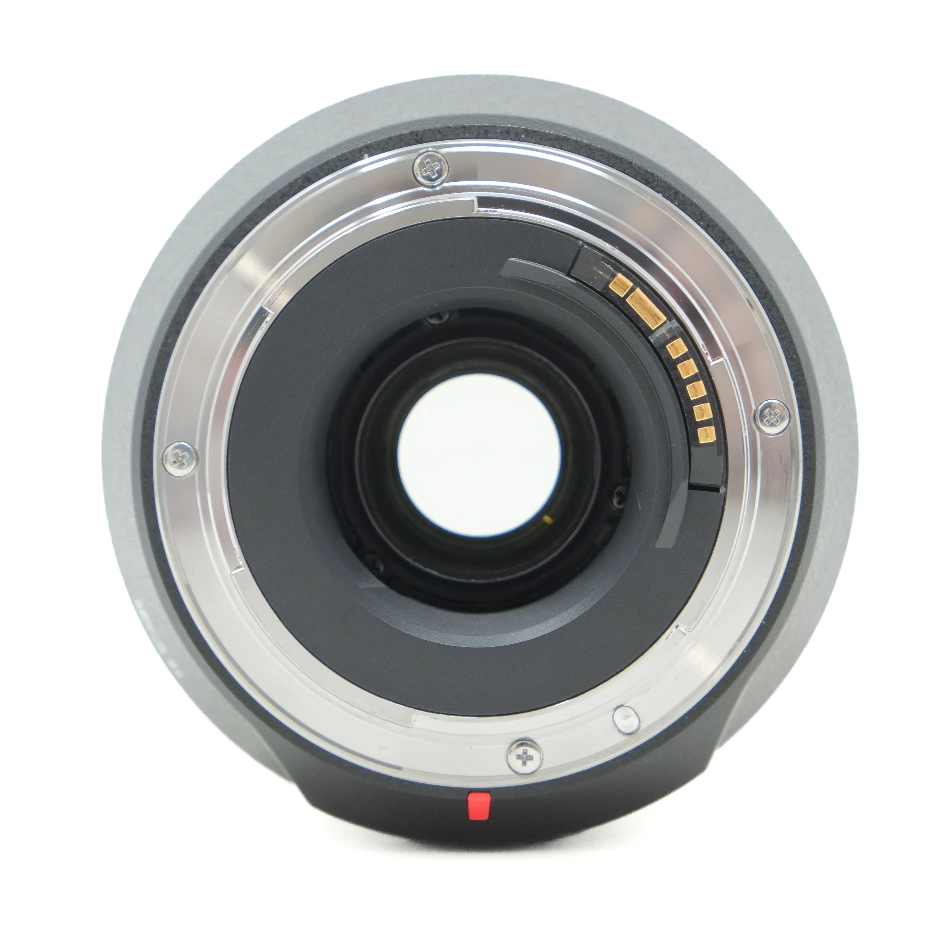 Camera lens on a white background
