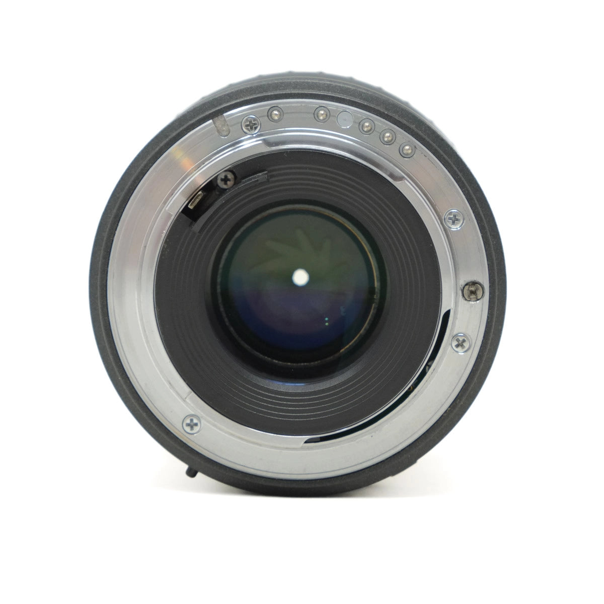 Camera lens on a white background