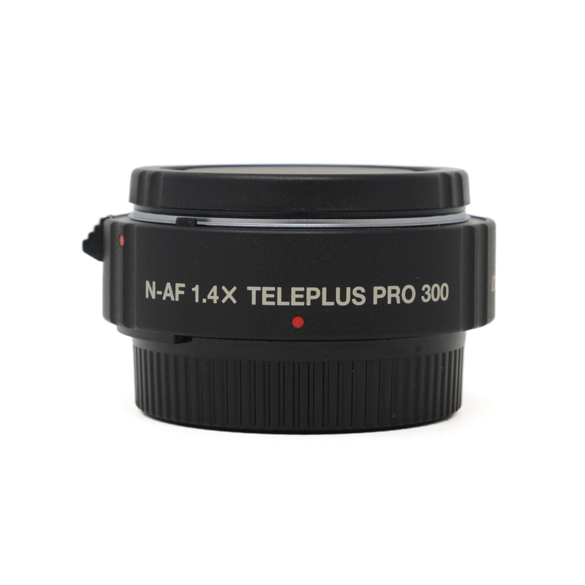 Used Teleplus Pro 300 1.4X DGX teleconverter for Nikon F - front angle 