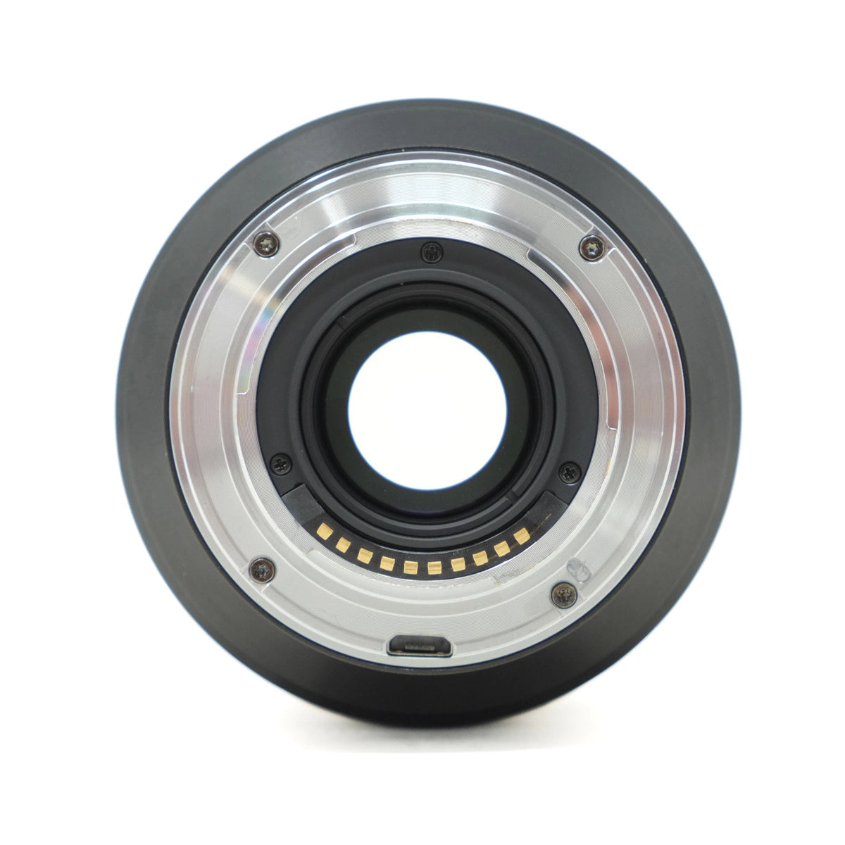 Camera lens on a white background