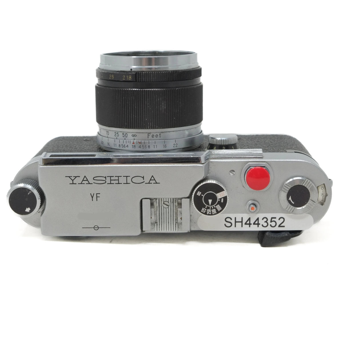 Yashica camera on a white background