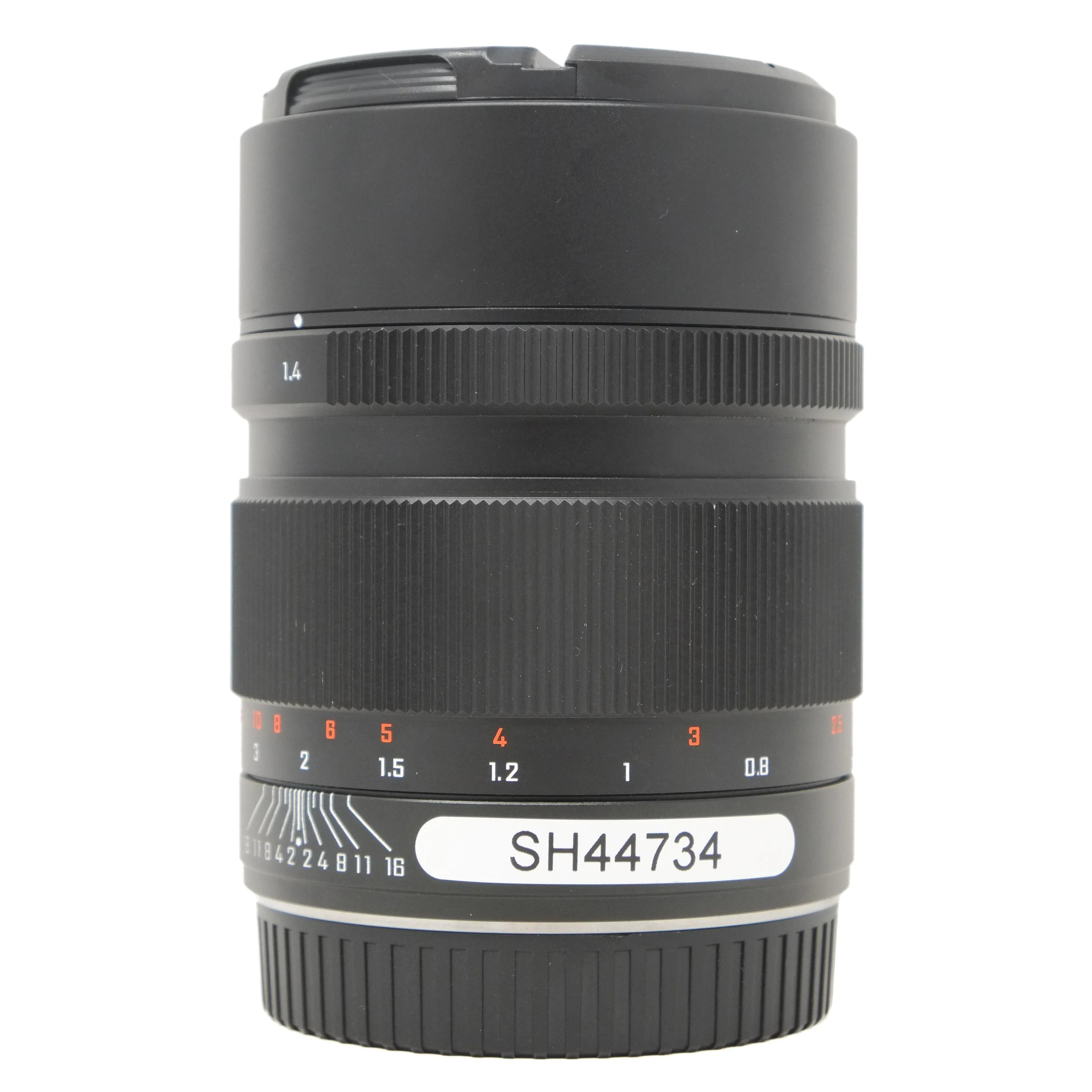 Used Zhongyi Speedmaster 65mm F1.4 Fujifilm GFX Mount - side angle 