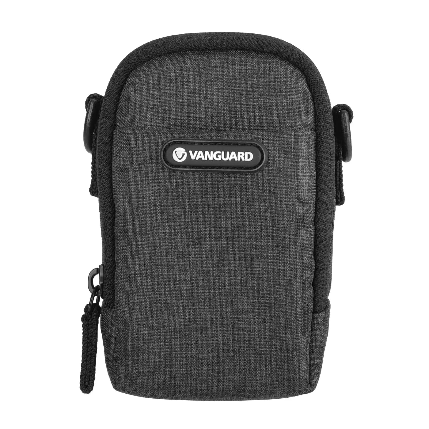 Gray camera bag with Vanguard logo on a white background