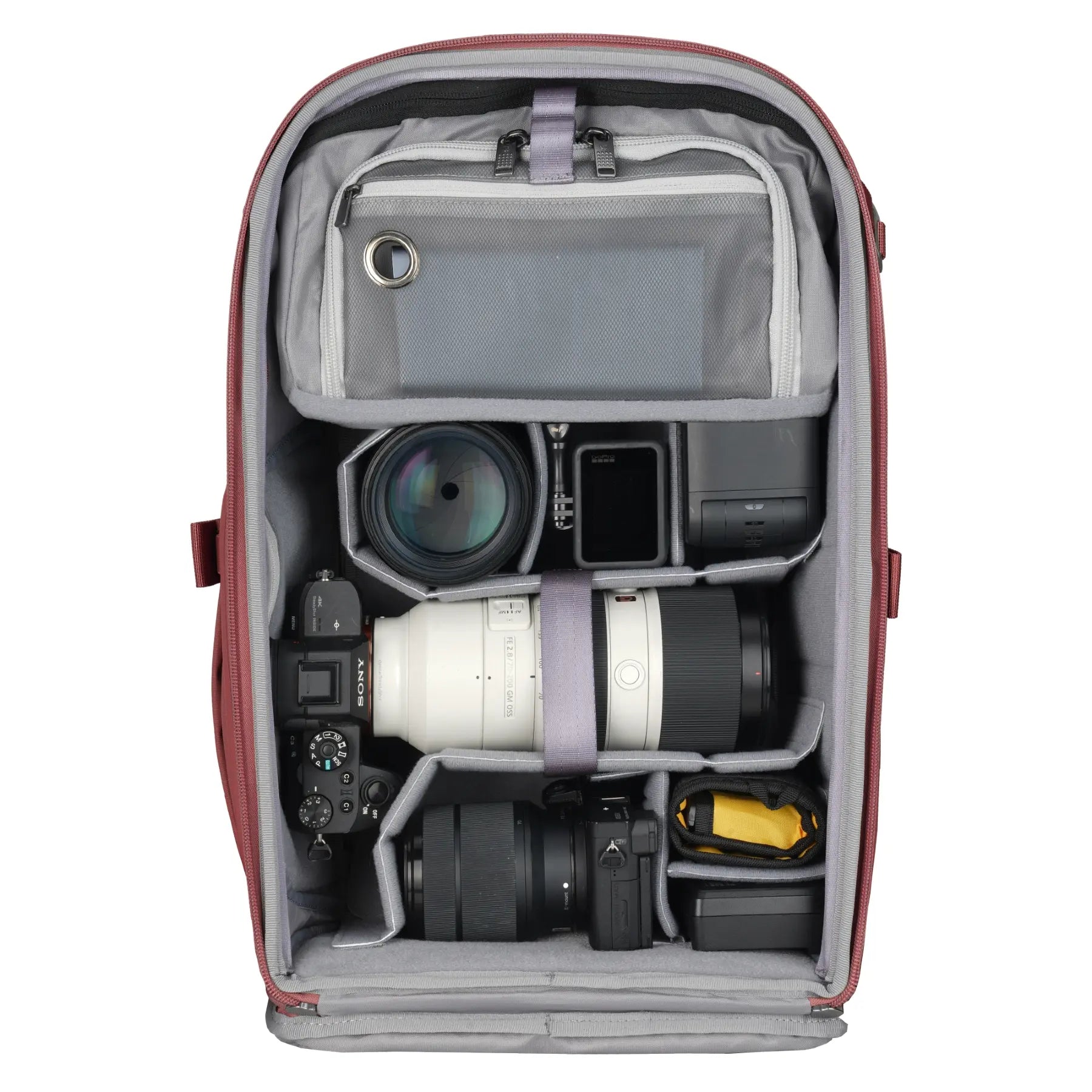 Vanguard VEO Metro B25L Camera Backpack - Burgundy