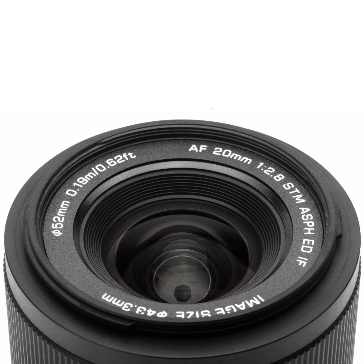 Viltrox AF 20mm F2.8 Full Frame Lens For Sony E-mount front angle 3