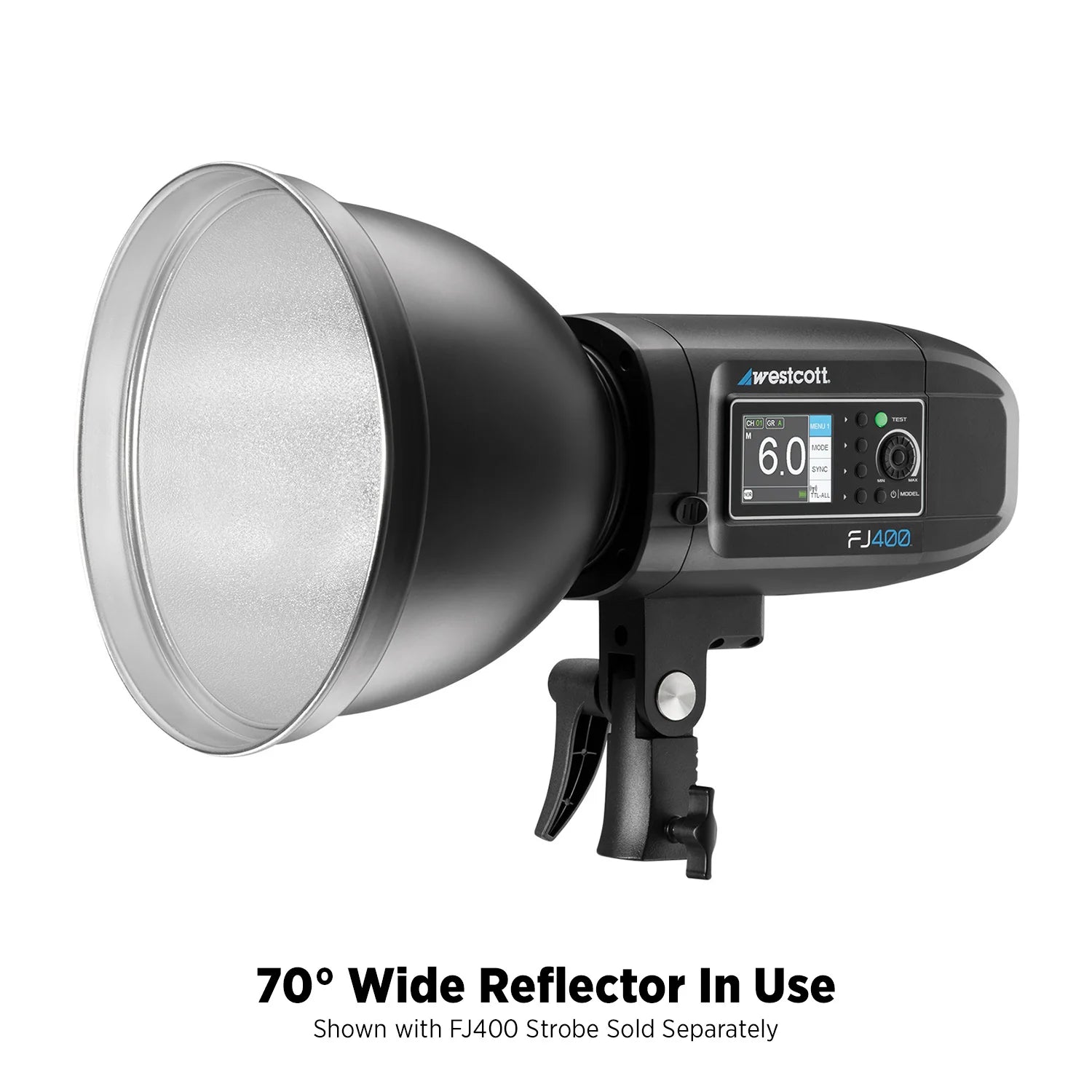 Westcott 70° Wide Reflector with Honeycomb Grids