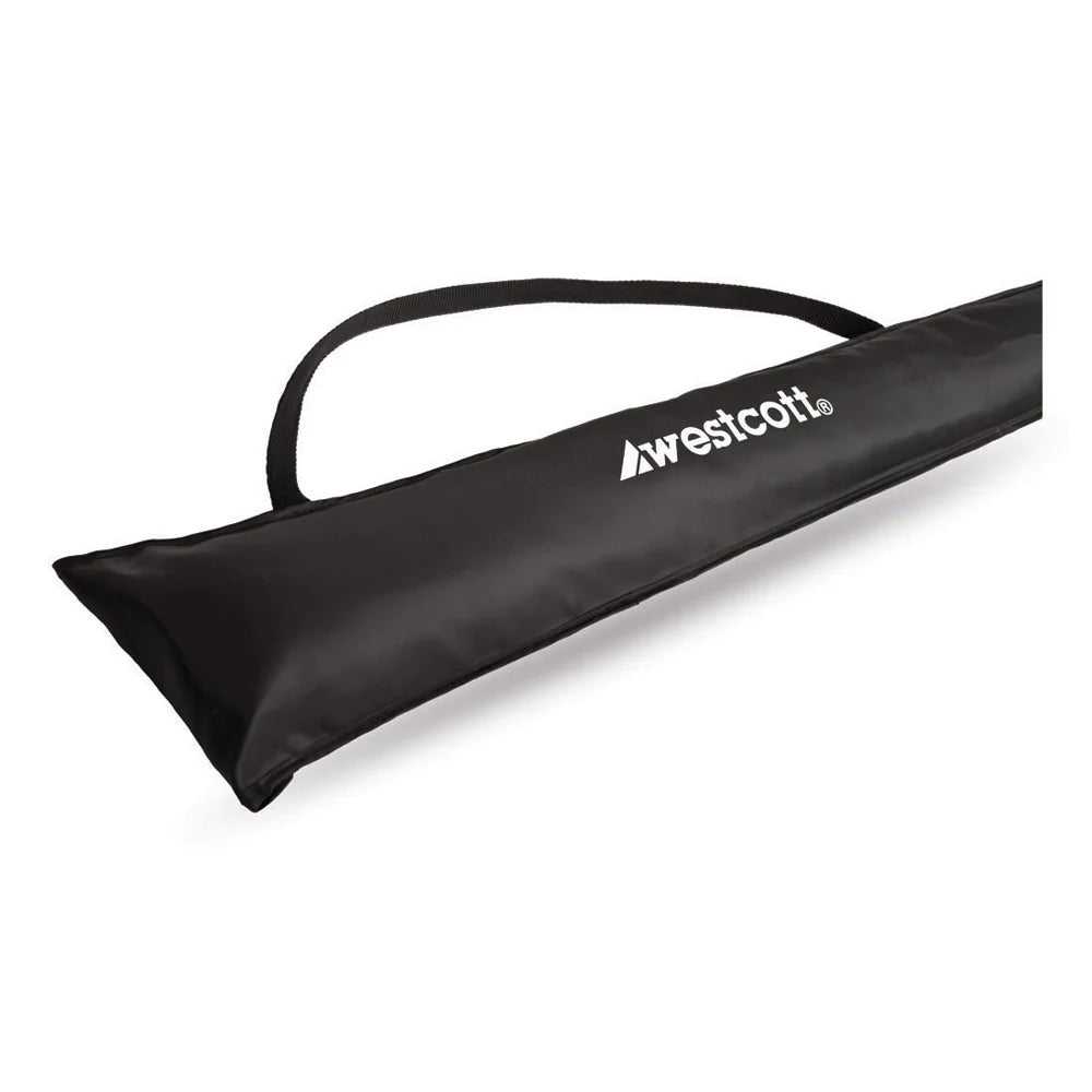 Westcott 4633 7-Feet Silver with Black Cover Parabolic Umbrella