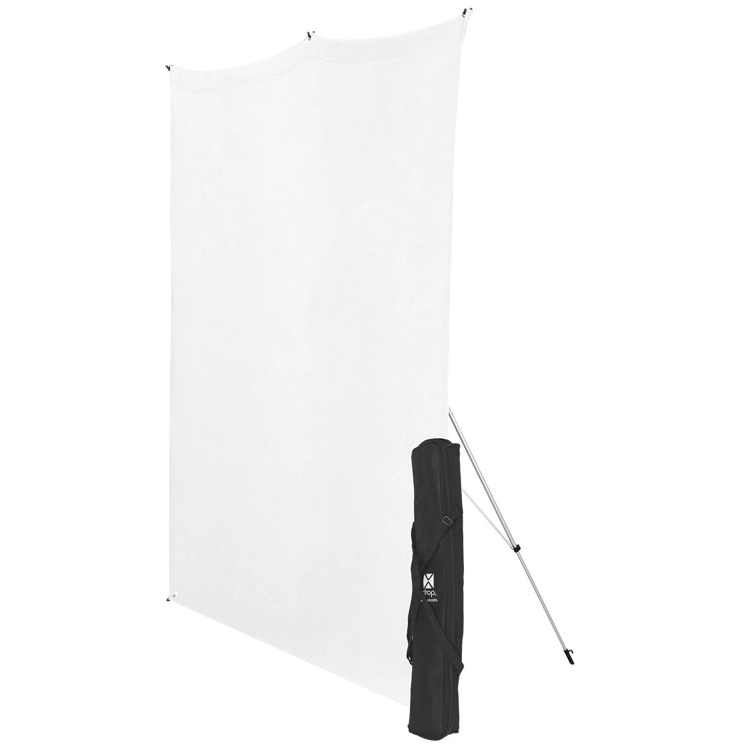 Westcott X-Drop Wrinkle-Resistant Backdrop - High-Key White Kit (5'x7')