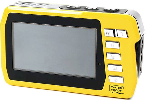 Easypix Aquapix W3048 Waterproof Digital Camera - Yellow