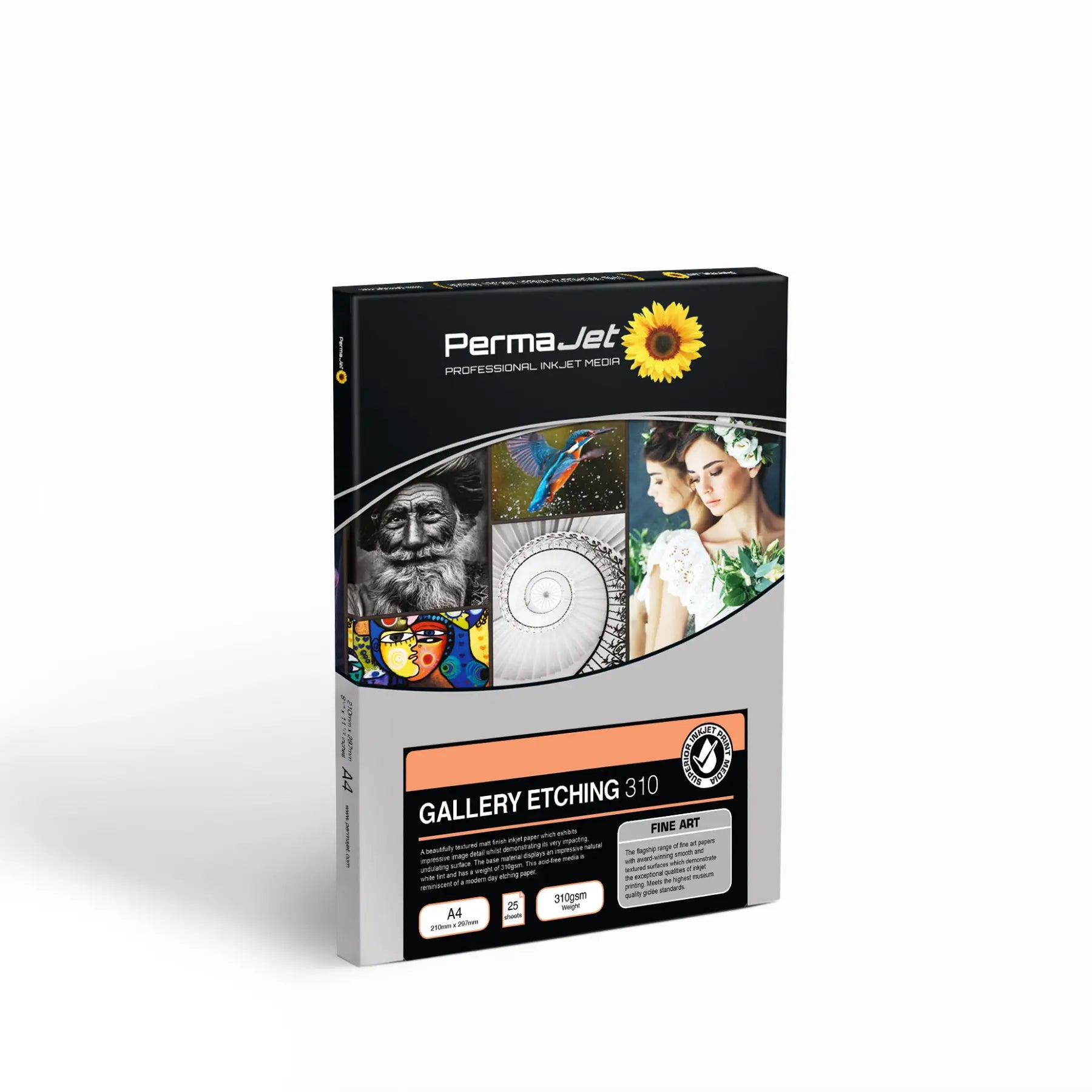 PermaJet Gallery Etching 310 - A4 Photo Paper (25 Sheets)
