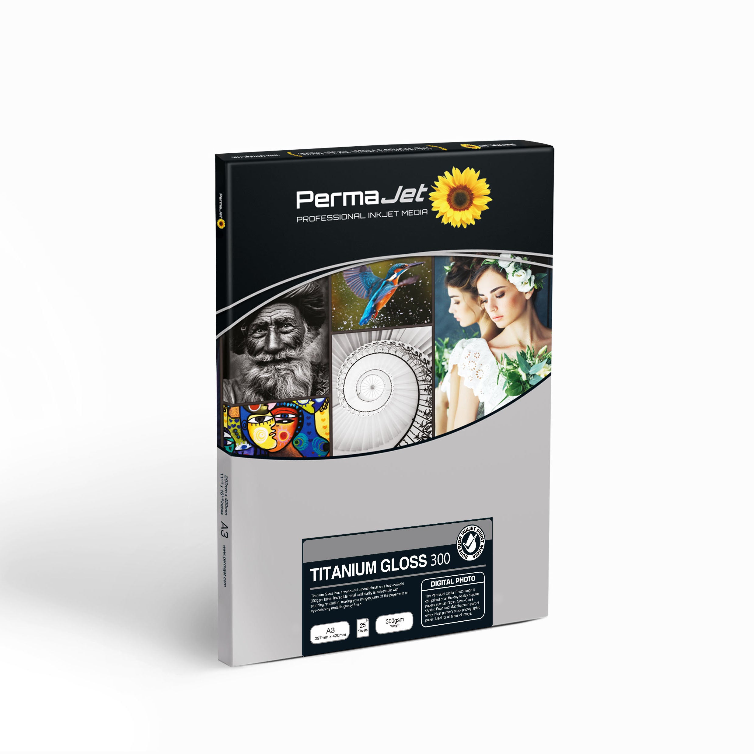 PermaJet Titanium Gloss 300 - A3 Photo Paper (25 Sheets)