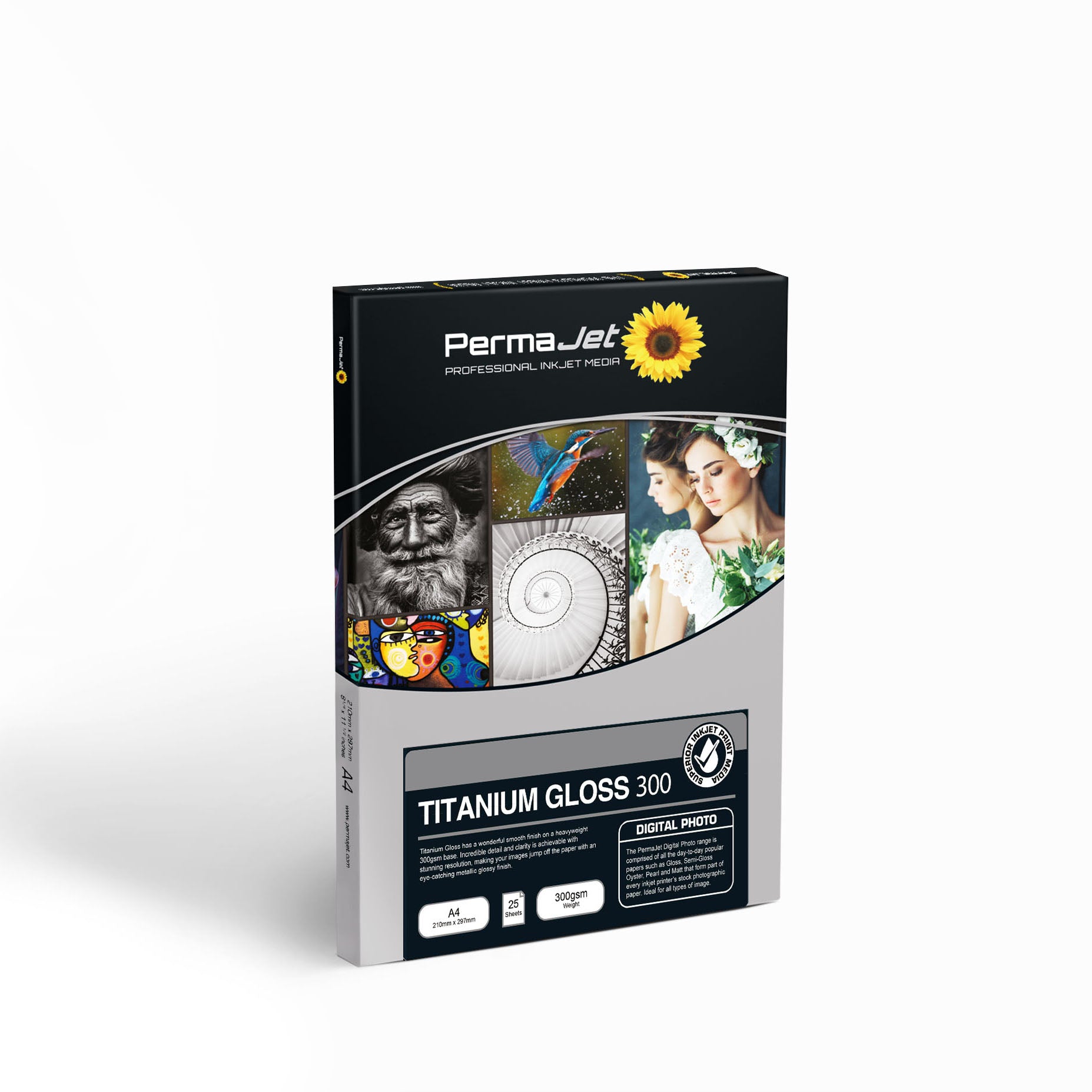 PermaJet Titanium Gloss 300 - A4 Photo Paper (25 Sheets)