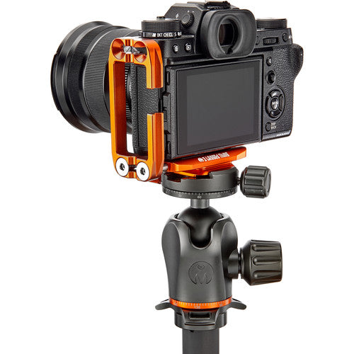 Product Image of 3 Legged Thing Ellie PD Universal L-Bracket compatible with Peak Design Capture - Metallic Slate Grey