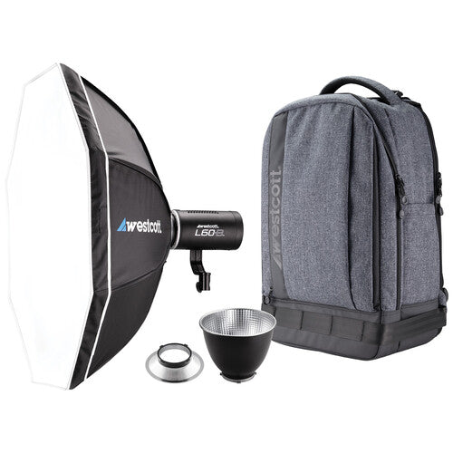 Product Image of Westcott L60-B Bi-Color COB LED Light Backpack Kit