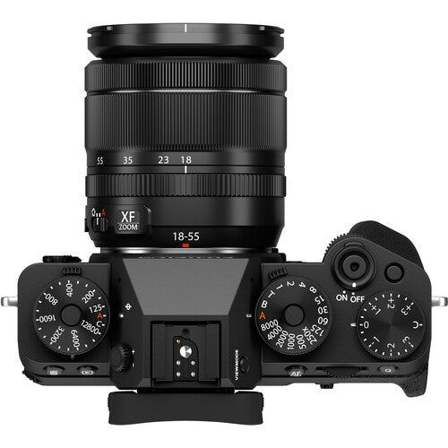 Fujifilm X-T5 Mirrorless Camera with 18-55mm f2.8-4 lens - Black
