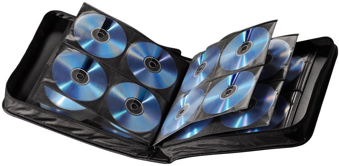 Product Image of Hama 160 Space CD DVD Blu Ray Disc Carry Case Holder Bag Wallet Protector