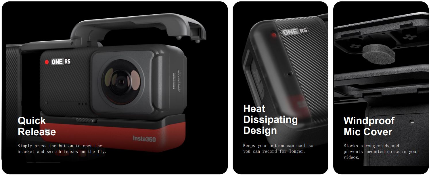 Insta360 ONE RS Twin 360 Edition Action Camera