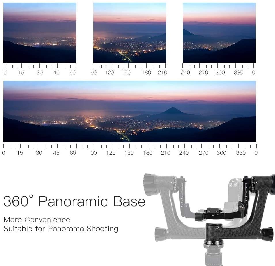 SIRUI PH-10 Gimbal Carbon Fiber Tripod Head