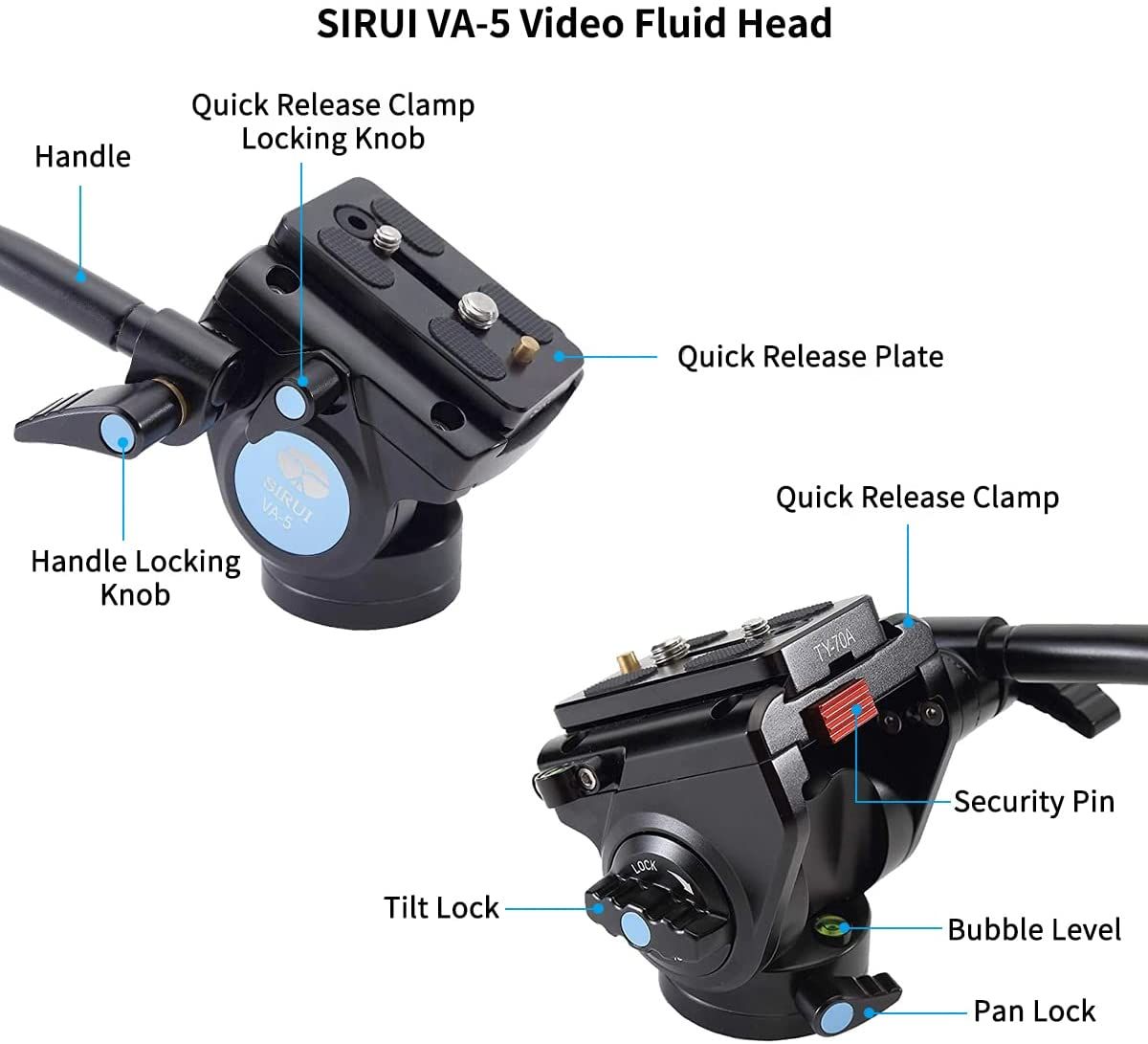 SIRUI Superb Travler 124 Carbon Fibre Tripod with VA-5