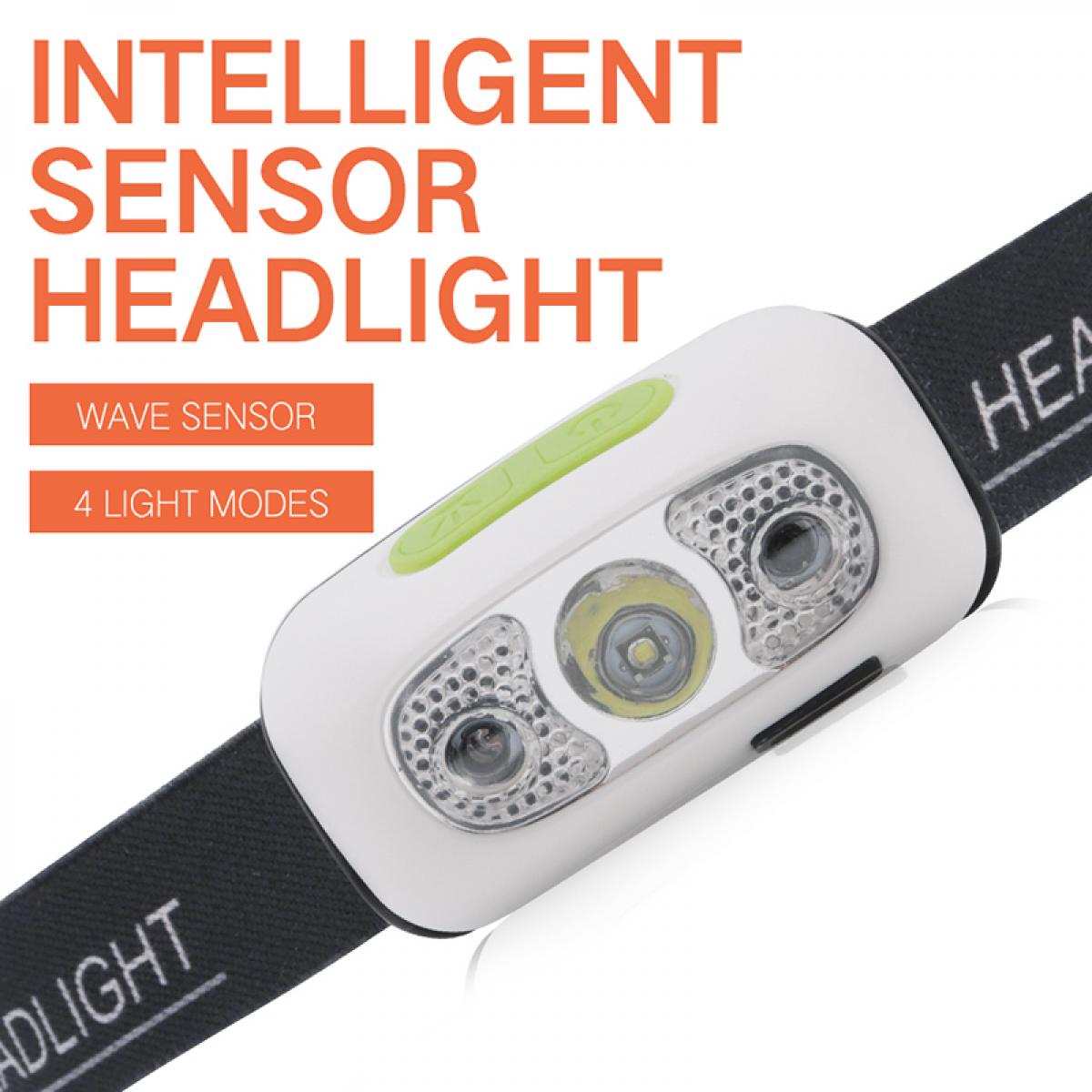 K&F Rechargeable Waterproof Head Torch
