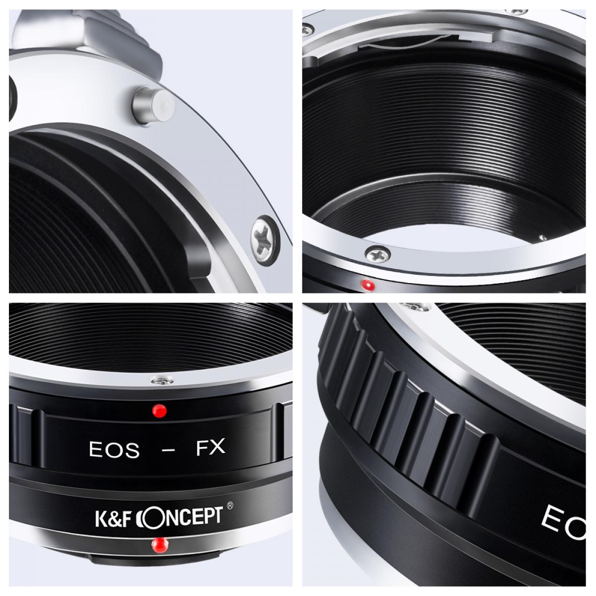 K&amp;F Concept Lens Mount Adapter – Canon EOS EF / EF-S Lens to Fujifilm X-Mount