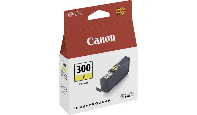 Canon PFI-300 Ink Cartridge - Yellow - Inkjet - 530 Pages