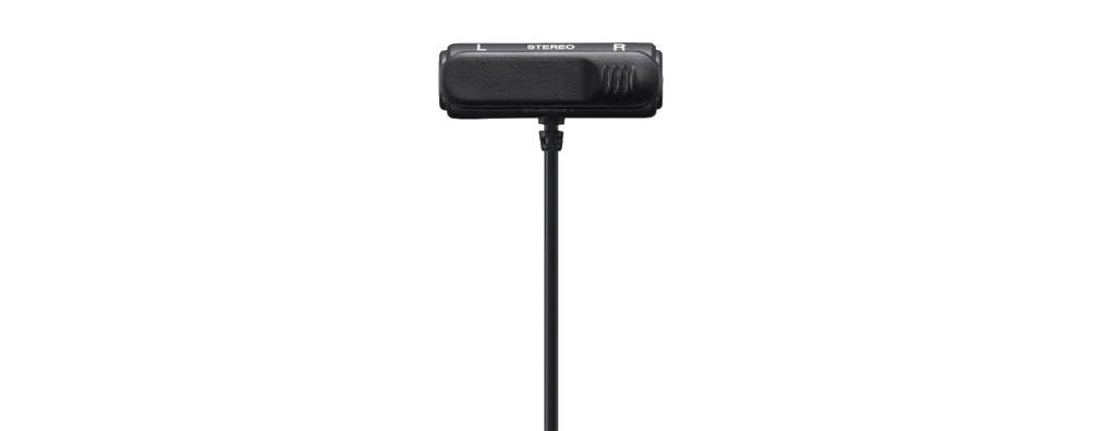 Sony ECM-LV1 Compact Stereo Lavalier Microphone with 3.5mm TRS Connector
