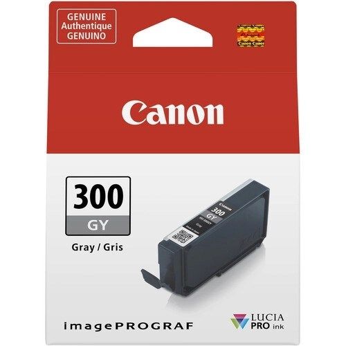 Canon PFI-300 Ink Cartridge - Grey - Inkjet - 236 Pages