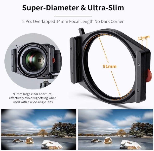 K&amp;F Concept Pro Square ND CPL Filter Set