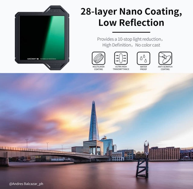 K&amp;F Concept Pro Square ND CPL Filter Set