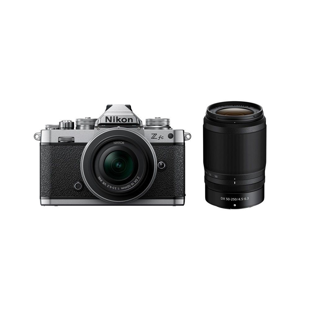Nikon Z FC Mirrorless Digital Camera & Z DX 16-50mm f/3.5-6.3 lens & Z DX 50-250 f/4.5-6.3 lens kit